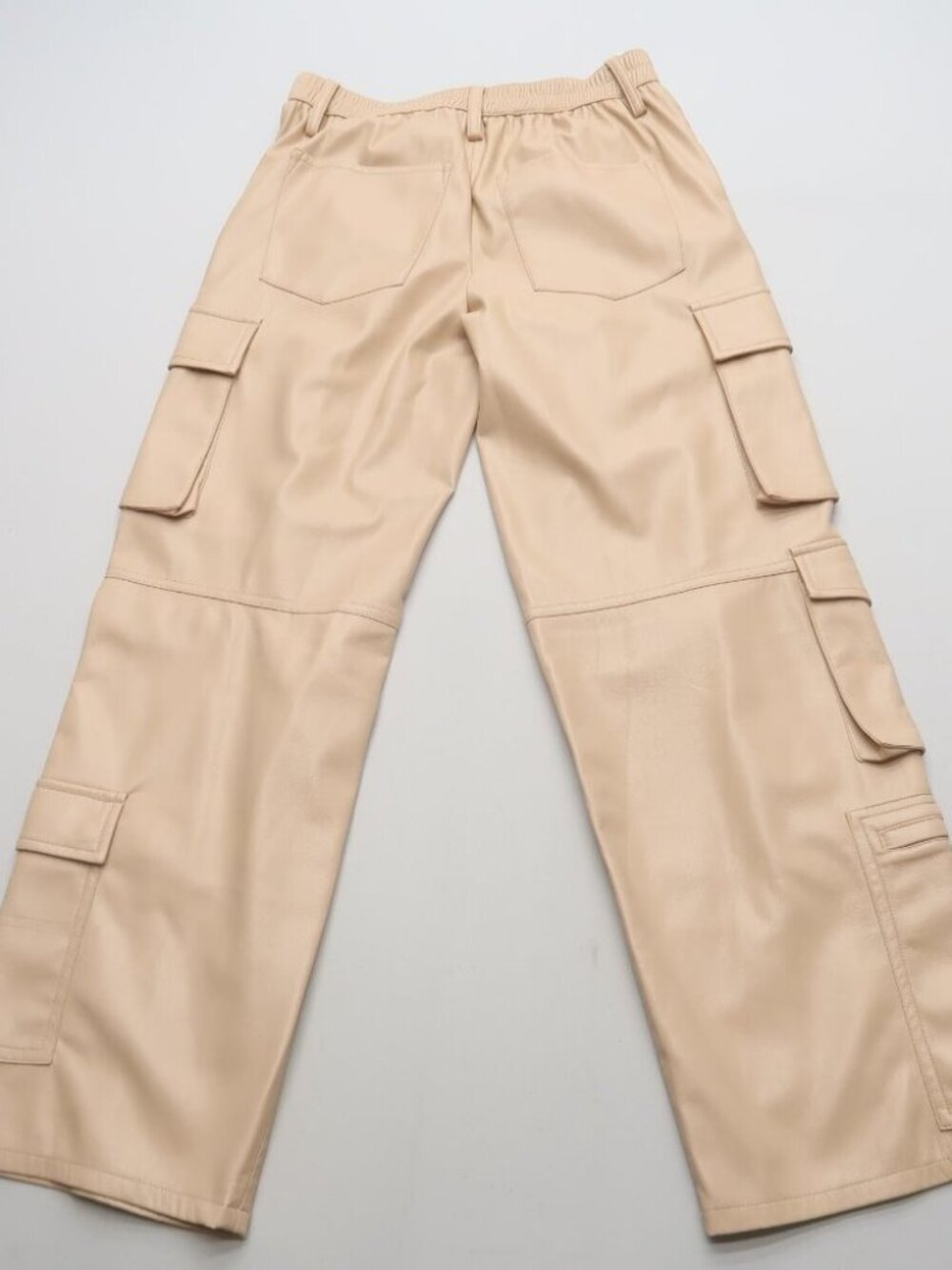 Alice + Olivia Luis Vegan Leather Cargo Pants - Picture 7 of 14
